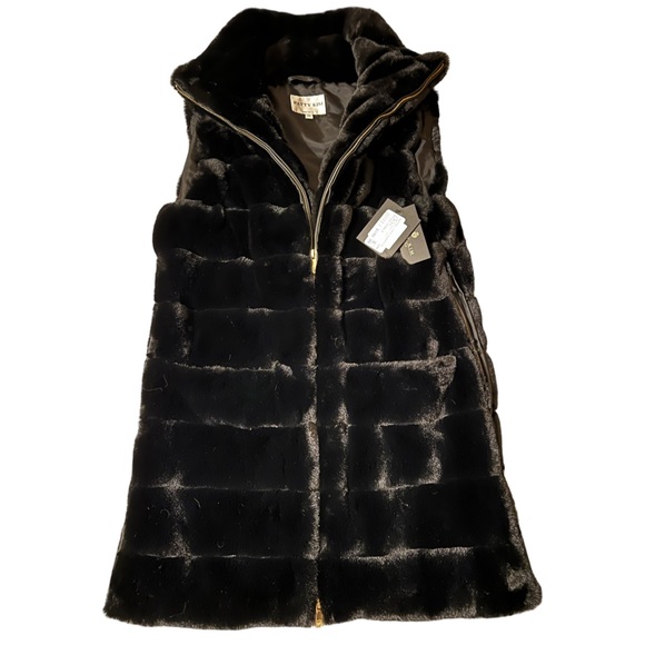 Patty Kim Ingrid Vest in Black - NWT - Picture 2 of 5